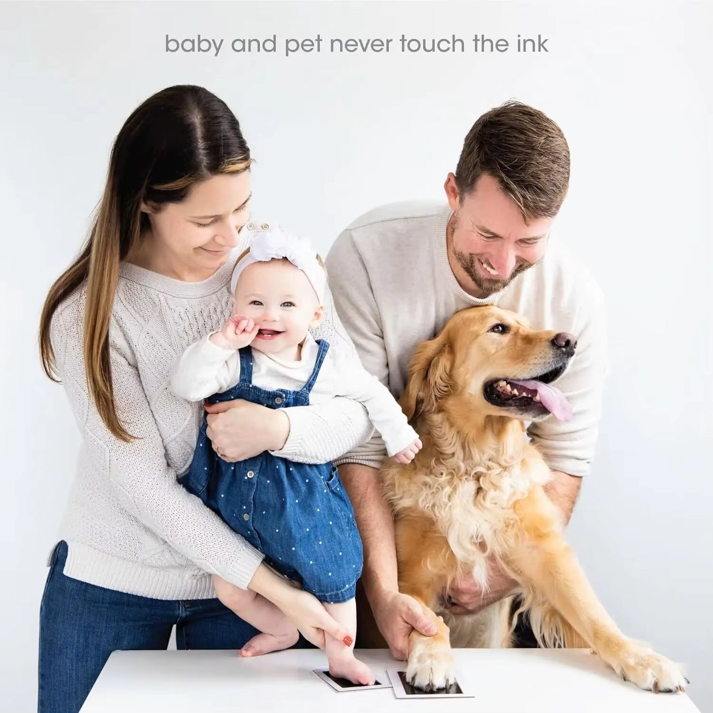 Capture Cherished Memories with the Paw Print Clean Touch Ink Pad - Create Unique Dog and Cat Keepsakes
